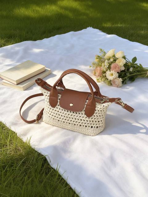 Casual straw bag for women boho summer bag beach bag