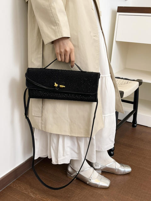 Elegant rhinestone design small bag evening bag crossbody bag