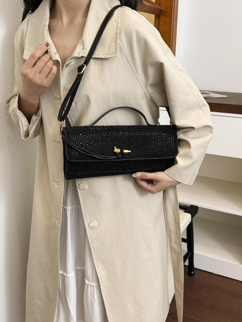 Elegant rhinestone design small bag evening bag crossbody bag