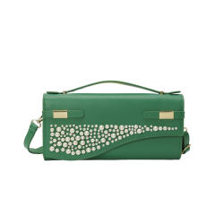Unique pearl bead design small size handbag evening bag crossbody bag