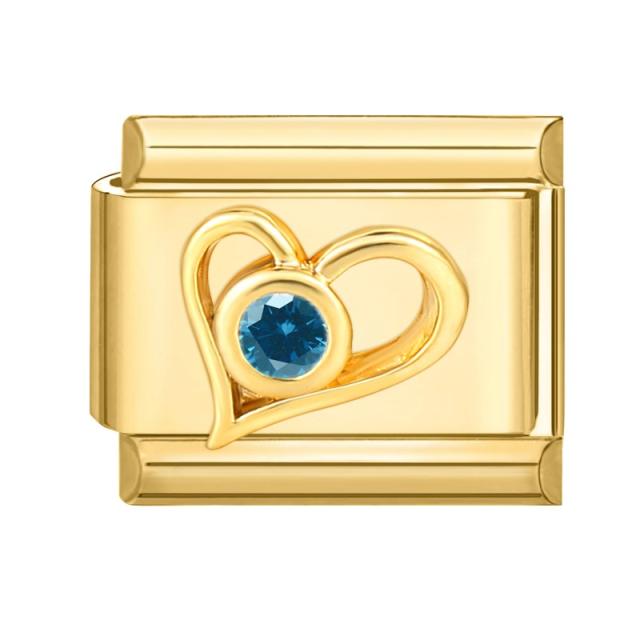 Charms DIY Italian Module Personality Bracelet Gold Base Moon Module Jewelry Creative Bracelet Accessories