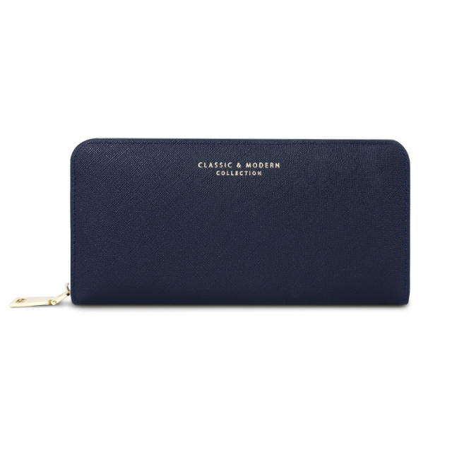 New Wallet Fashion Women's Long Zipper Clutch Bag Women's Casual Wallet