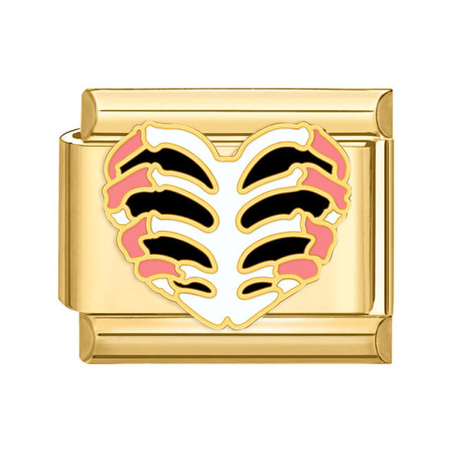 Fashion Creative Gold Bottom Bracelet Necklace Ring Bracelet Module Elegant DIY Pendant Italian Jewelry Accessories