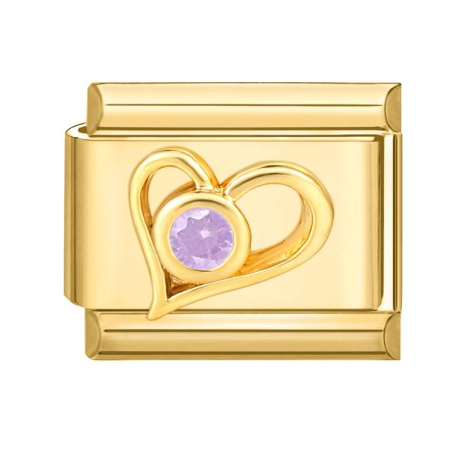 Charms DIY Italian Module Personality Bracelet Gold Base Moon Module Jewelry Creative Bracelet Accessories