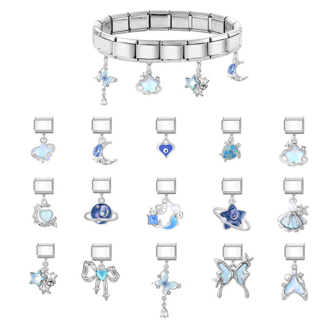 Italian Splicable Italian Multifunctional Versatile DIY Creative Pendant Exquisite Module Bracelet