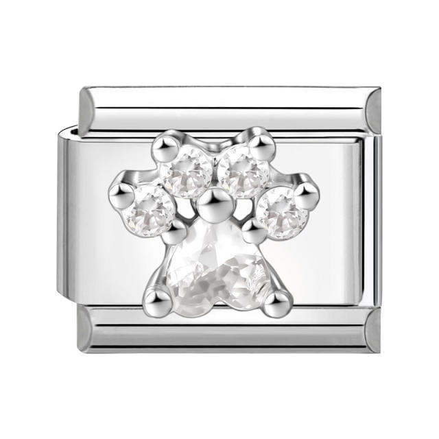 Module Charms Micro-Inlaid with Zircon DIY Creative Bracelet Jewelry Accessories