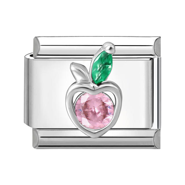 Module Charms Micro-Inlaid with Zircon DIY Creative Bracelet Jewelry Accessories