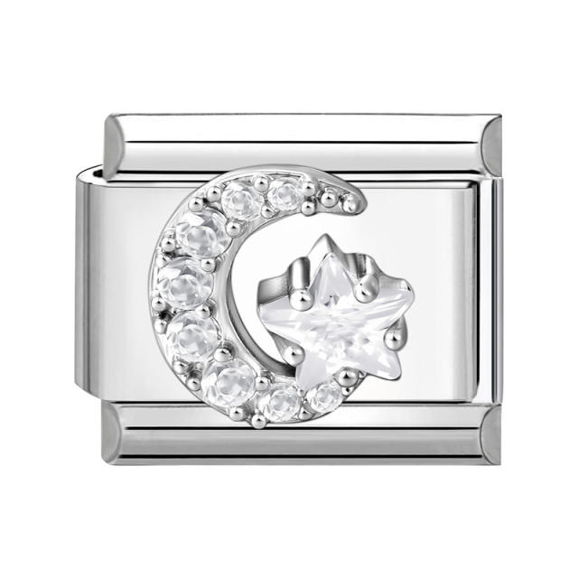 Module Charms Micro-Inlaid with Zircon DIY Creative Bracelet Jewelry Accessories