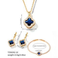 Gold navy blue