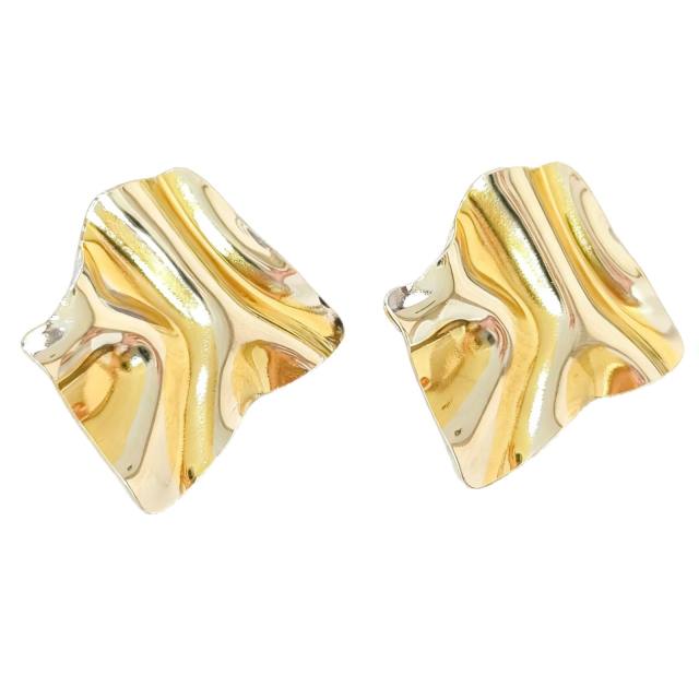 Stainless Steel Irregular Earrings mix color stainless steel earrings