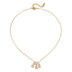 White Zircon Necklace for Women stainless steel necklace