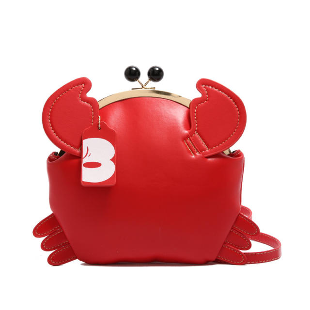 Fashionable Crab-Shaped Women's Bag Mini Korean-Style Shoulder Bag