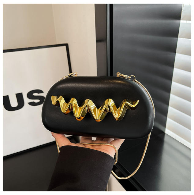 Multi color women evening bag box bag