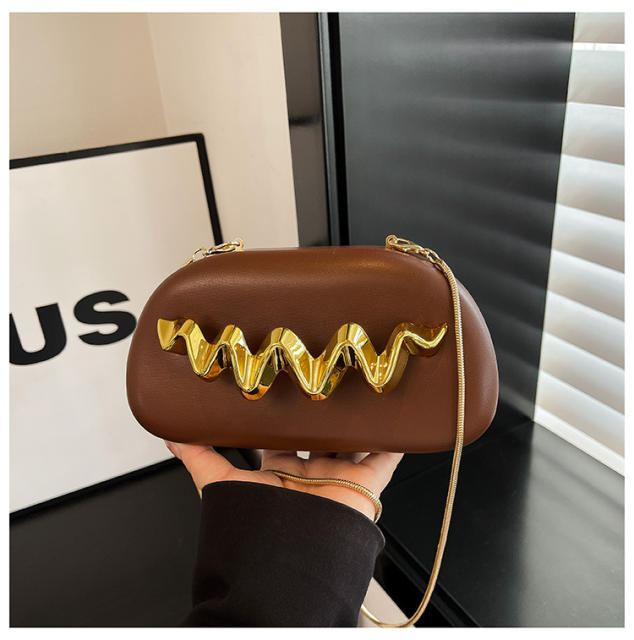 Multi color women evening bag box bag