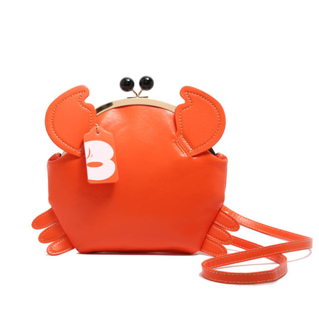 Fashionable Crab-Shaped Women's Bag Mini Korean-Style Shoulder Bag