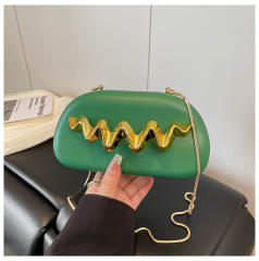 Multi color women evening bag box bag
