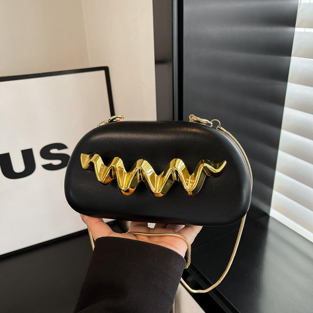 Multi color women evening bag box bag