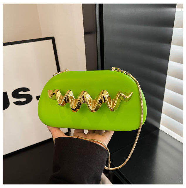 Multi color women evening bag box bag