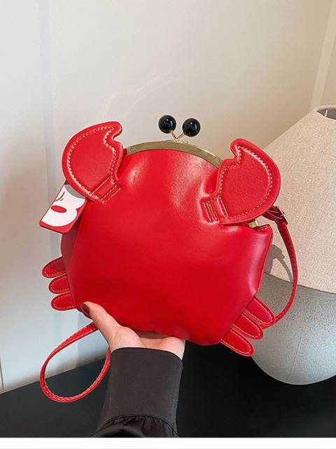 Fashionable Crab-Shaped Women's Bag Mini Korean-Style Shoulder Bag