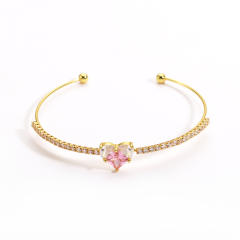 Gold white pink
