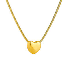 Dainty multi pendant stainless steel necklace