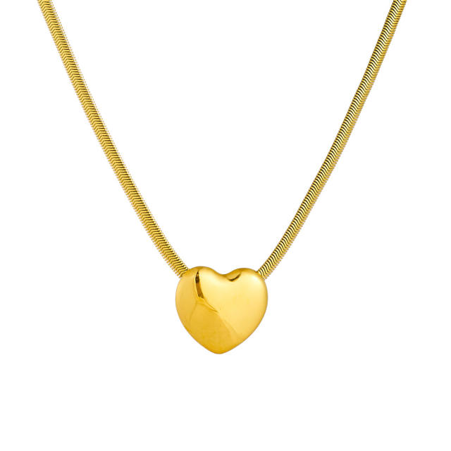Dainty multi pendant stainless steel necklace
