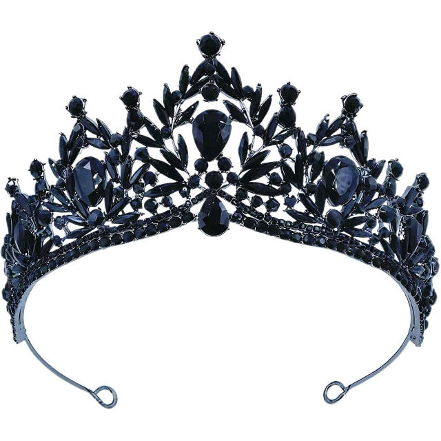 Crystal Bridal Crown Hot-Selling Baroque Crown Tiara Rhinestone Crown Bridal Wedding Accessories