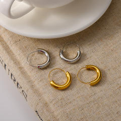 18KG stainless steel earrings hoop earrings