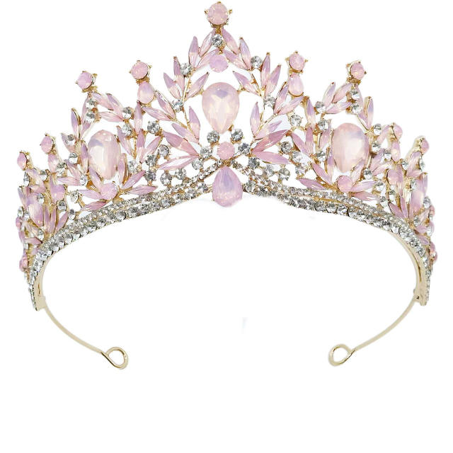 Crystal Bridal Crown Hot-Selling Baroque Crown Tiara Rhinestone Crown Bridal Wedding Accessories
