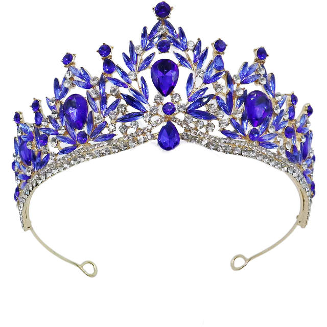 Crystal Bridal Crown Hot-Selling Baroque Crown Tiara Rhinestone Crown Bridal Wedding Accessories