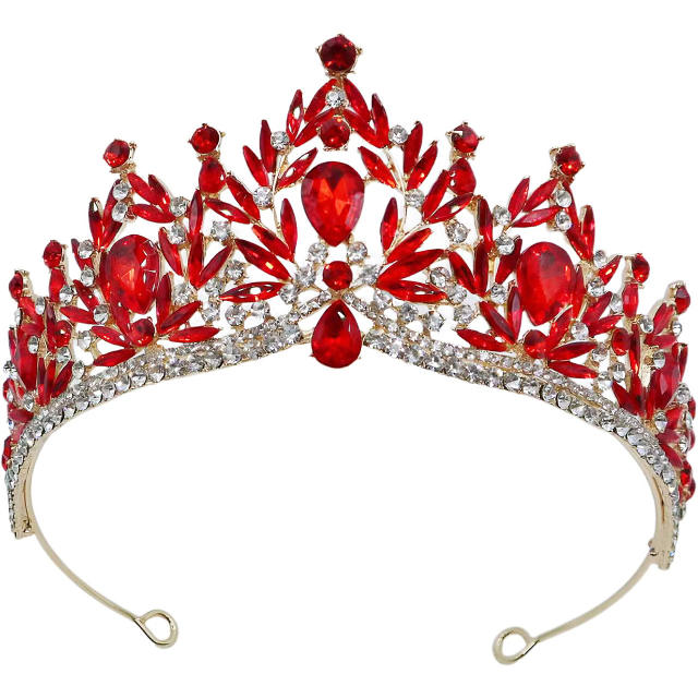 Crystal Bridal Crown Hot-Selling Baroque Crown Tiara Rhinestone Crown Bridal Wedding Accessories