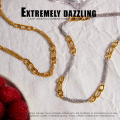 Mix color stainless steel necklace chain necklace