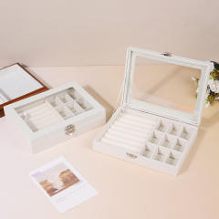 Beige 9 grids; 20*15*5cm