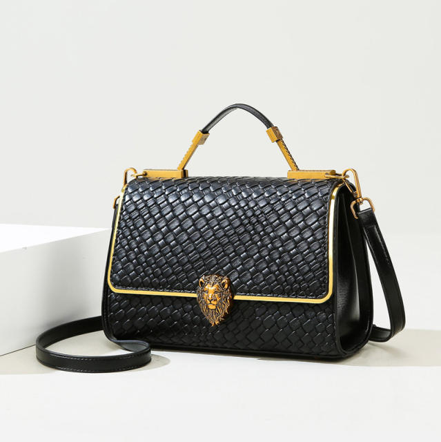 Handbag with Woven Texture Large Capacity handbag Daily Commuting Crossbody Bag