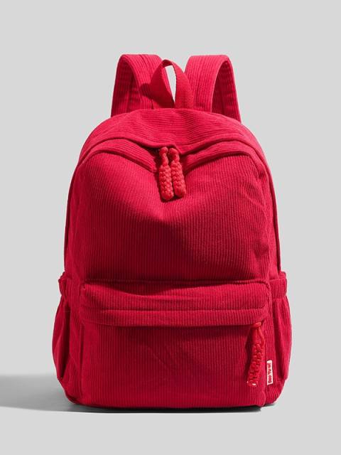 Corduroy Backpack for Women 2026 New Backpack for College Students Casual Large Capacity Travel Backpack for Men