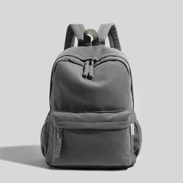 Corduroy Backpack for Women 2026 New Backpack for College Students Casual Large Capacity Travel Backpack for Men