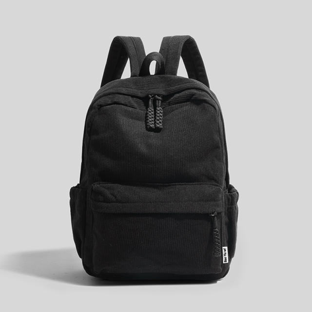 Corduroy Backpack for Women 2026 New Backpack for College Students Casual Large Capacity Travel Backpack for Men