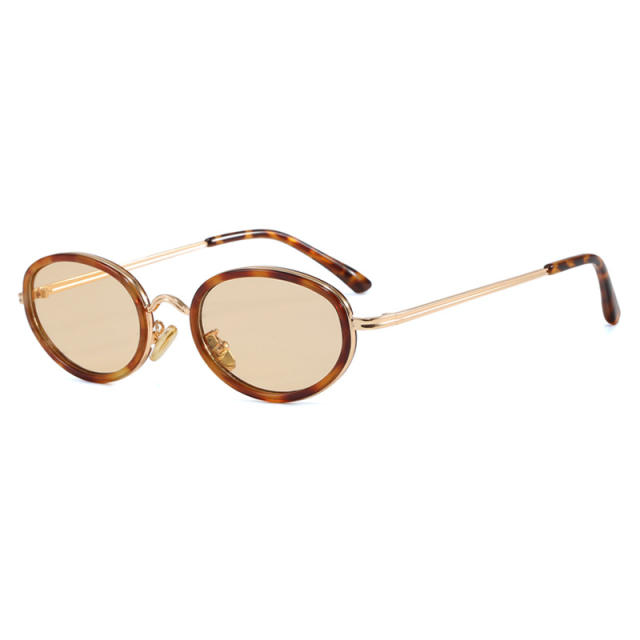 Oval Sunglasses Metal 2026 New Style Sunglasses for Women