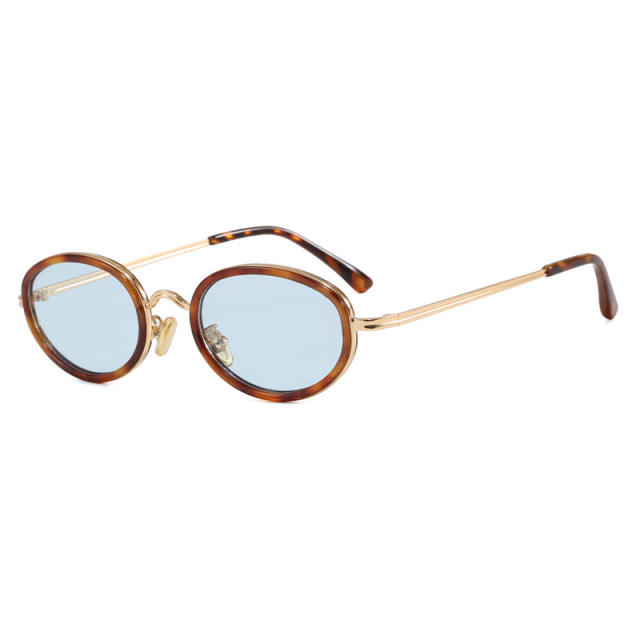 Oval Sunglasses Metal 2026 New Style Sunglasses for Women