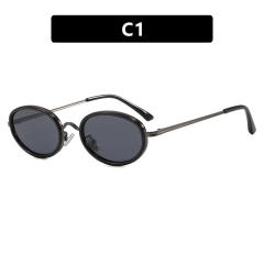 Oval Sunglasses Metal 2026 New Style Sunglasses for Women