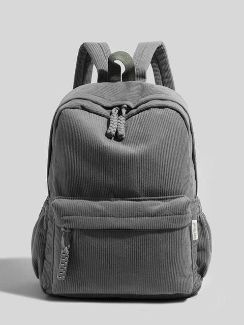 Corduroy Backpack for Women 2026 New Backpack for College Students Casual Large Capacity Travel Backpack for Men
