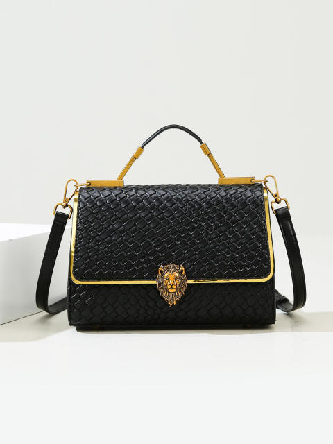 Handbag with Woven Texture Large Capacity handbag Daily Commuting Crossbody Bag