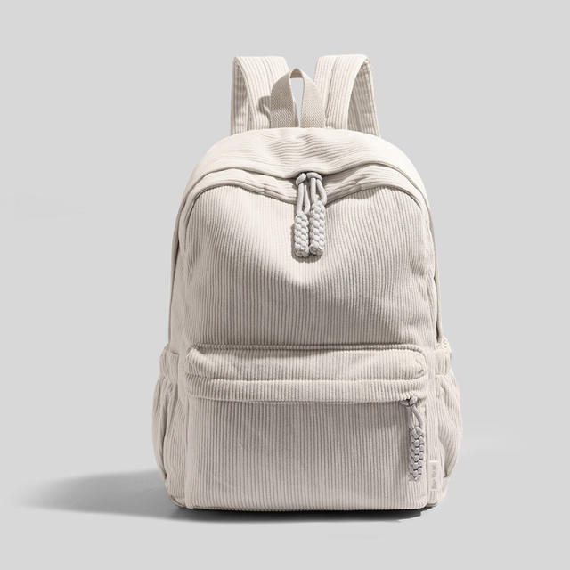 Corduroy Backpack for Women 2026 New Backpack for College Students Casual Large Capacity Travel Backpack for Men