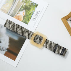 Square jade buckle color matching