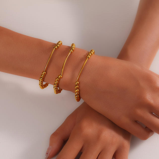 18KG easy match bead chain bracelet stainless steel bracelet diy charm bracelet chain