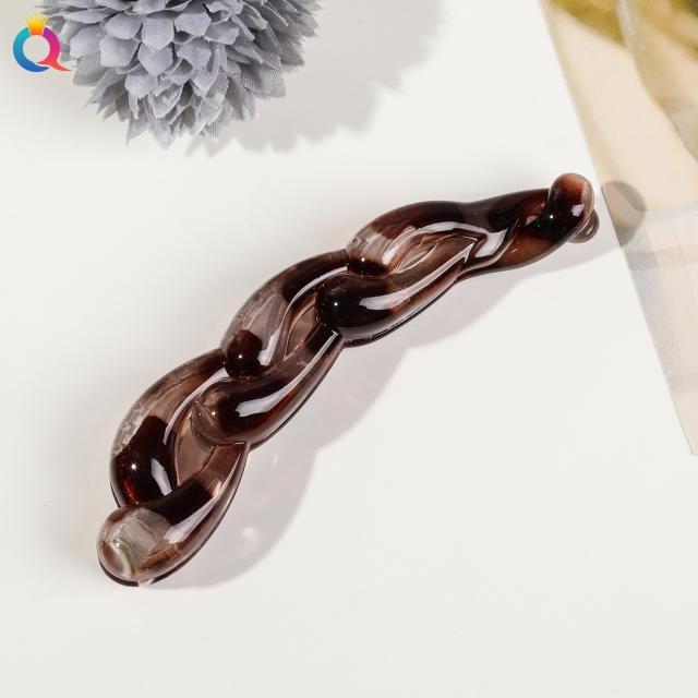 New Banana Hair Clip for Women High Ponytail Fixer Hairpin for the Back of the Head