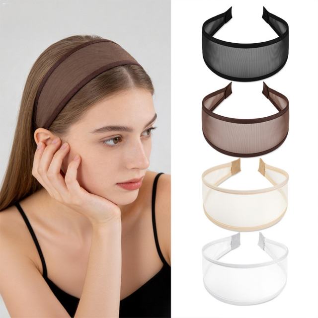 New Mesh Headband Wide-Brimmed Headband