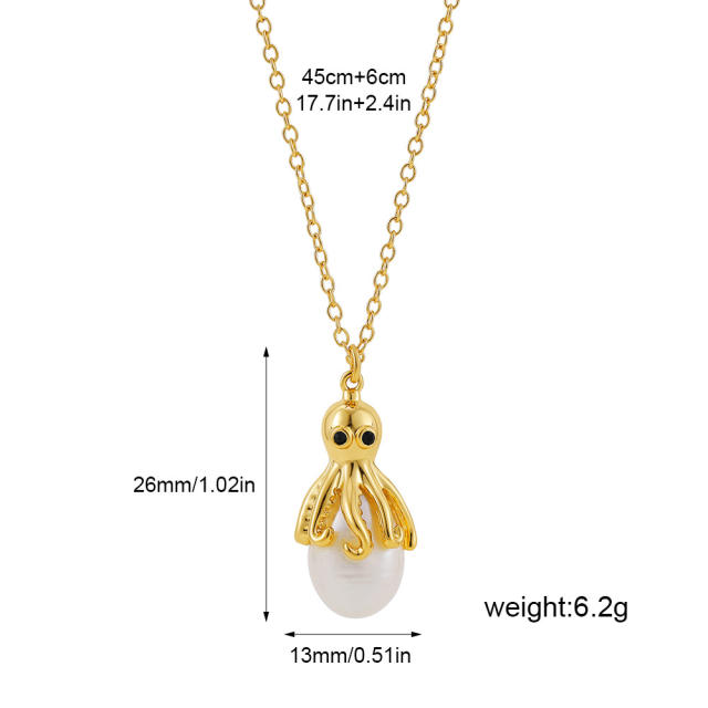 18K gold natural pearl shell abalone necklace ring vintage pendant ring earrings jewelry