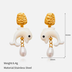 Dolphin earrings