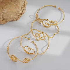 New Style Stainless Steel Arm Bracelet Fashion Open Arm bangle